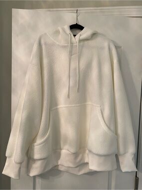 Nike Ivory/Off-White Sherpa Hoodie